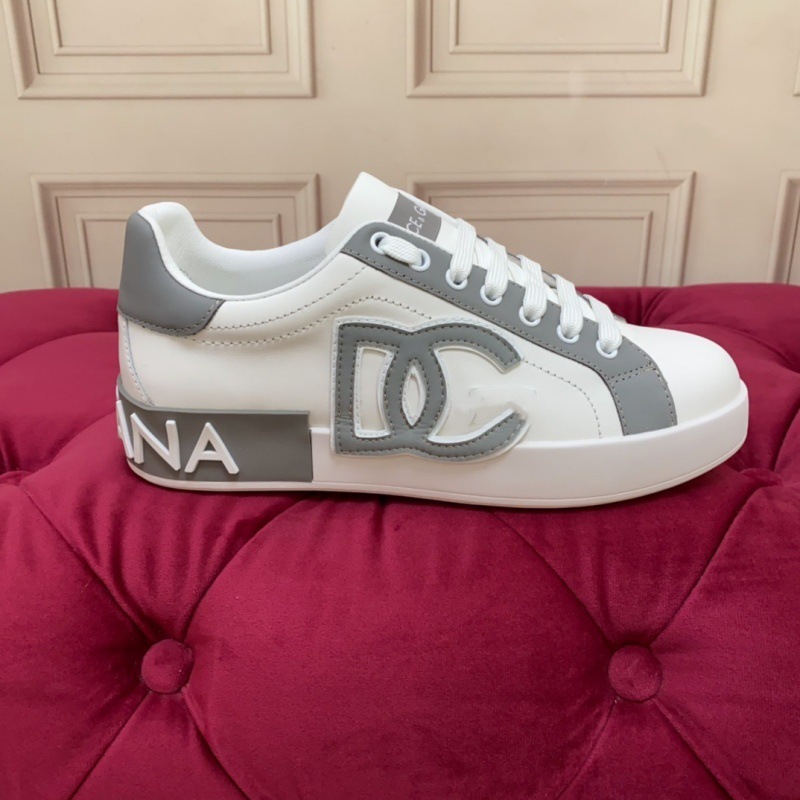 Comercio exterior orden Original D familia Four Seasons casual low-top DG plataforma zapatos de cuero punta redonda talón plano zapatos de viscosa de los hombres Guangzhou bienes