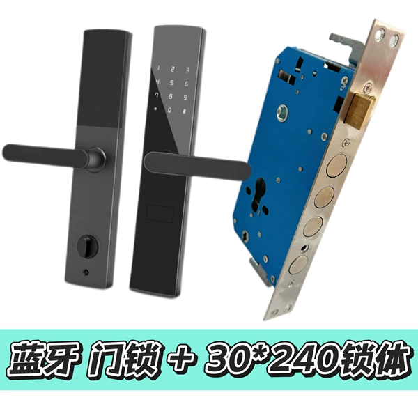 F15 aluminum alloy material: Bluetooth lock (remote password) 30*240 lock body