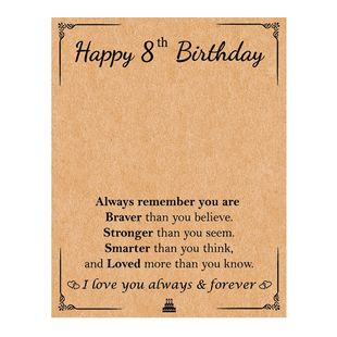 Amazon Simple Coated Paper Printing Card Happy Birthday Happy Birthday Bracelet Gift Card
