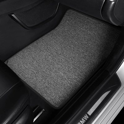 Car Electric Heating Floor Mat with Cigarette Lighter Interface for Power Supply, Universal Winter Foot Mat, Single Piece for Passenger Seat Heating (Universal Foot Pad) - cigarette-lighter-port-gray