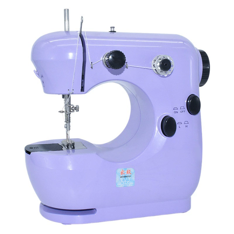 Швейная машинка Jiayi 301, бытовая миниатюрная электрическая портативная настольная швейная машинка из АБС-пластика для международного использования.
