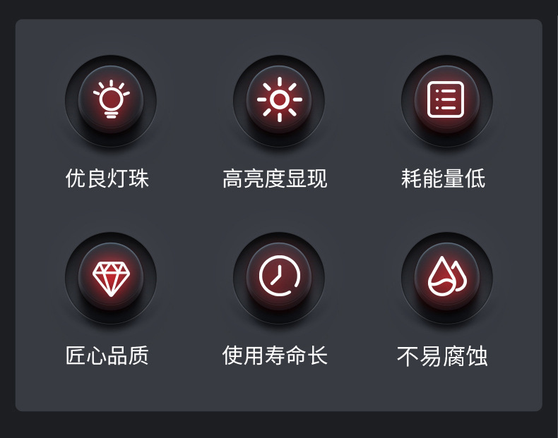 LED yellow warning light, flashing strobe rotating alert light, signal light for construction vehicles, warning light for sanitation vehicles