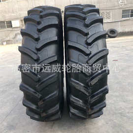 甲字前进拖拉机子午线轮胎500/70R24农业人字真空胎