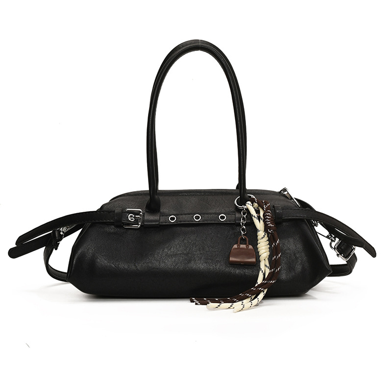 Hong Kong Wind retro bolso de mano 2025, otoño nuevo bolso de mujer, bolso de hombro de locomotora personalizado, red con el mismo tipo de mochila.