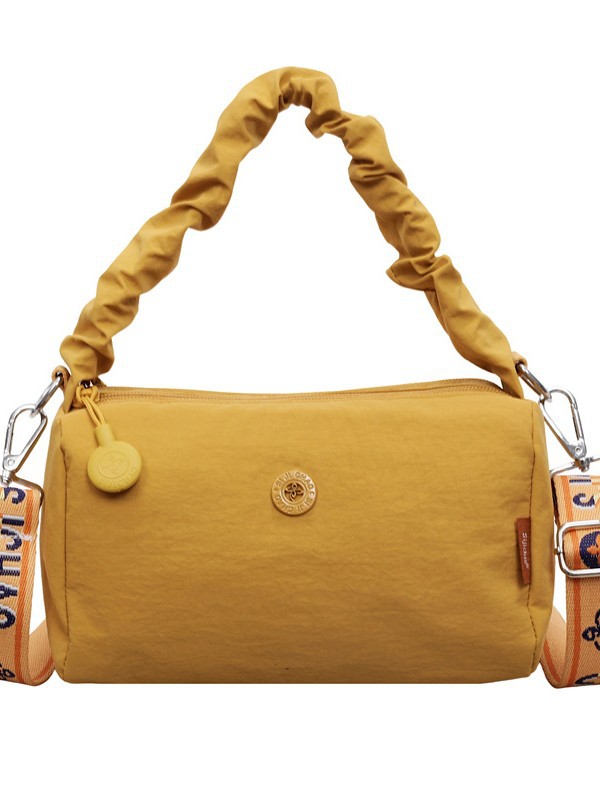 Bolso de tela de nylon de moda para mujeres 2026 nuevo estilo coreano bolso pequeño de tendencia nicho de diseño plegable bolso de mano image 6