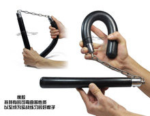 不锈钢棍橡胶双节棍 李小龙二节棍成人实战双截棍 练习两节棍