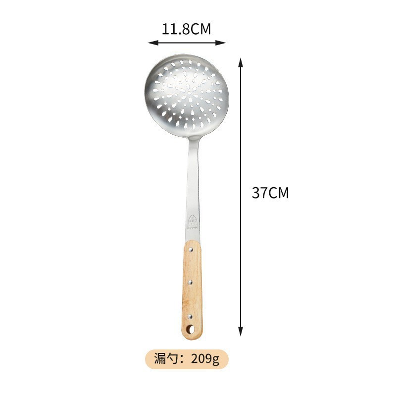 (304그릇+손잡이201개+고무나무)둥근구멍 나무손잡이 주방용품(소쿠리)