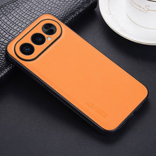 适用荣耀500手机壳50pro素皮畅享80磨砂硬壳畅玩60plus防摔保护套