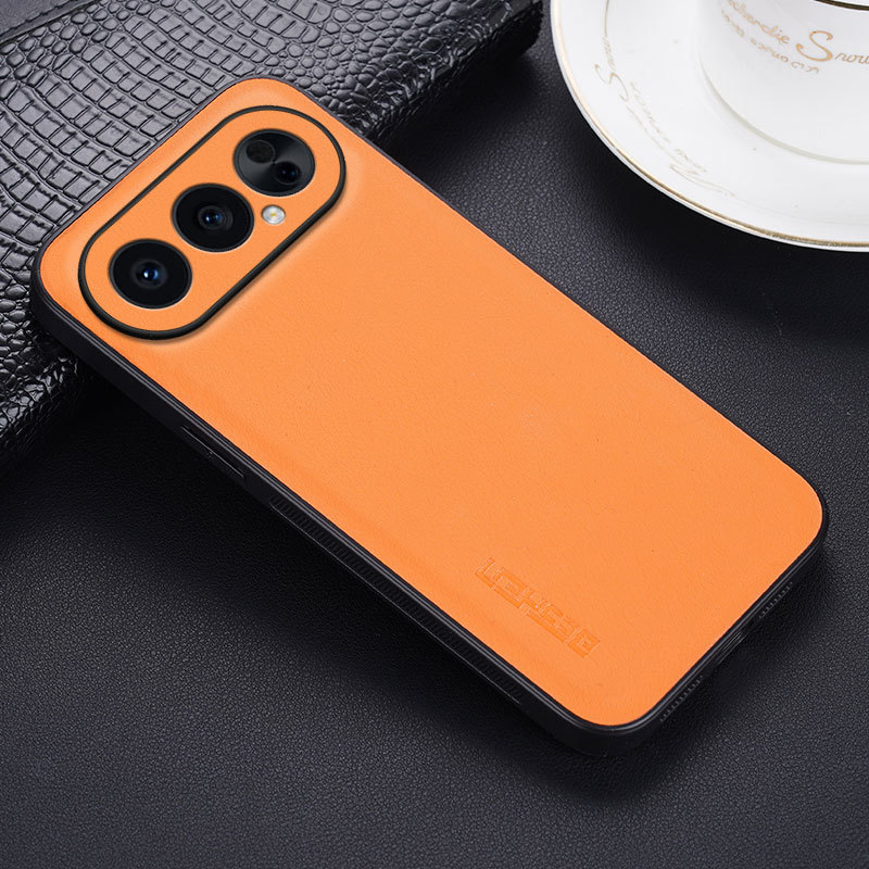 适用荣耀500手机壳50pro素皮畅享80磨砂硬壳畅玩60plus防摔保护套