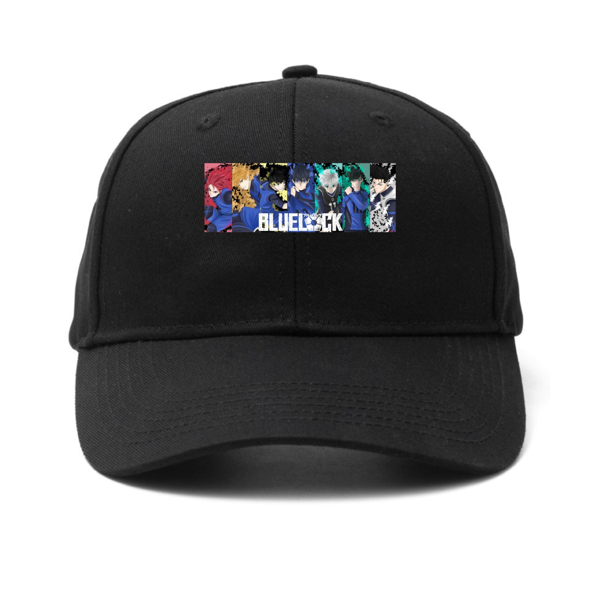 BLUE LOCK prisión azul con estampado circundante gorra para el sol al aire libre gorra de béisbol de moda callejera personalizada