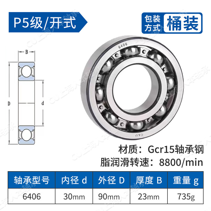 正品人本高速6405 6406 6407 6408 6409 6410 6411 6412电机轴承|undefined