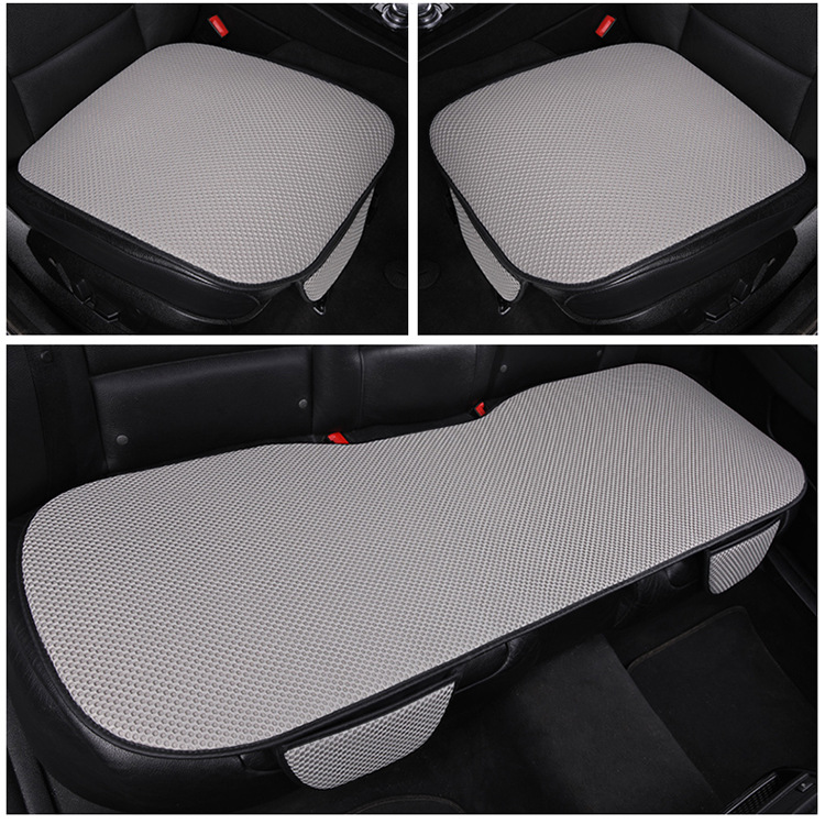 New Factory Direct Summer Car Seat Cushion Set, Ice Silk Three-Piece Seat Cushion Wholesale, Single Piece Without Backrest, Cooling Pad for Car