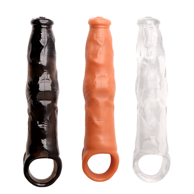 Wolf-Tooth Textured Extension Condom Sleeve, Soft TPE, Delay Design — detail image 7