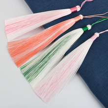 16cm双色夹心冰丝流苏穗 古风汉服旗袍家居配饰扇子乐器吊穗挂件
