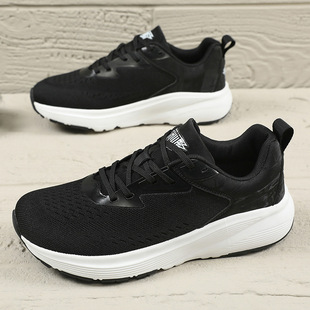 Men's Shoes Summer New Breathable sneaker Men's Flying Mesh Shoes Soft Sole Dad Shoes Men's Casual Shoes