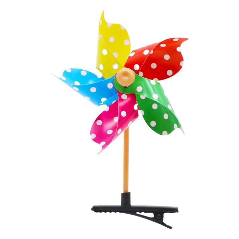 New Colorful Pinwheel Hairpin Headwear with Sequins, Trendy Pinwheel Hairpin, Adorable Hair Accessory, Pinwheel Hairpin Wholesale for Scenic Spots