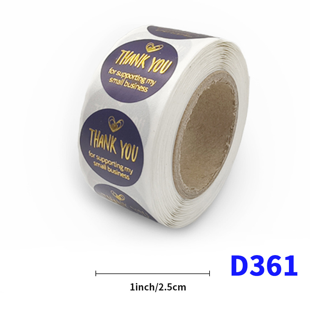 D361;2.5cm/1inch*500 스티커