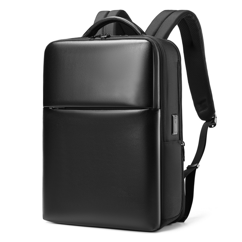 Microfiber Material Men's Business Backpack Computer Backpack Business Trip Travel Bag Lightweight Waterproof Shape