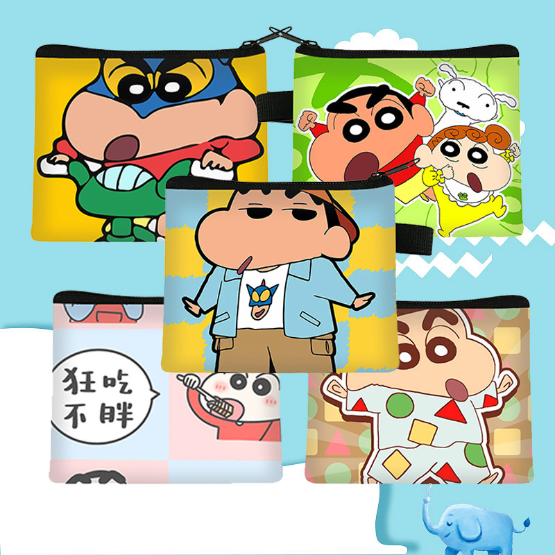 New Crayon Shin-Chan Cartoon Coin Purse Male and Female Students Polyester Storage Bag Trendy Personalized Storage Bag Wholesale Hot New Crayon Shin-Chan Cartoon Coin Purse Male and Female Students Polyester Storage Bag Trendy Personalized Storage Bag Wholesale Hot