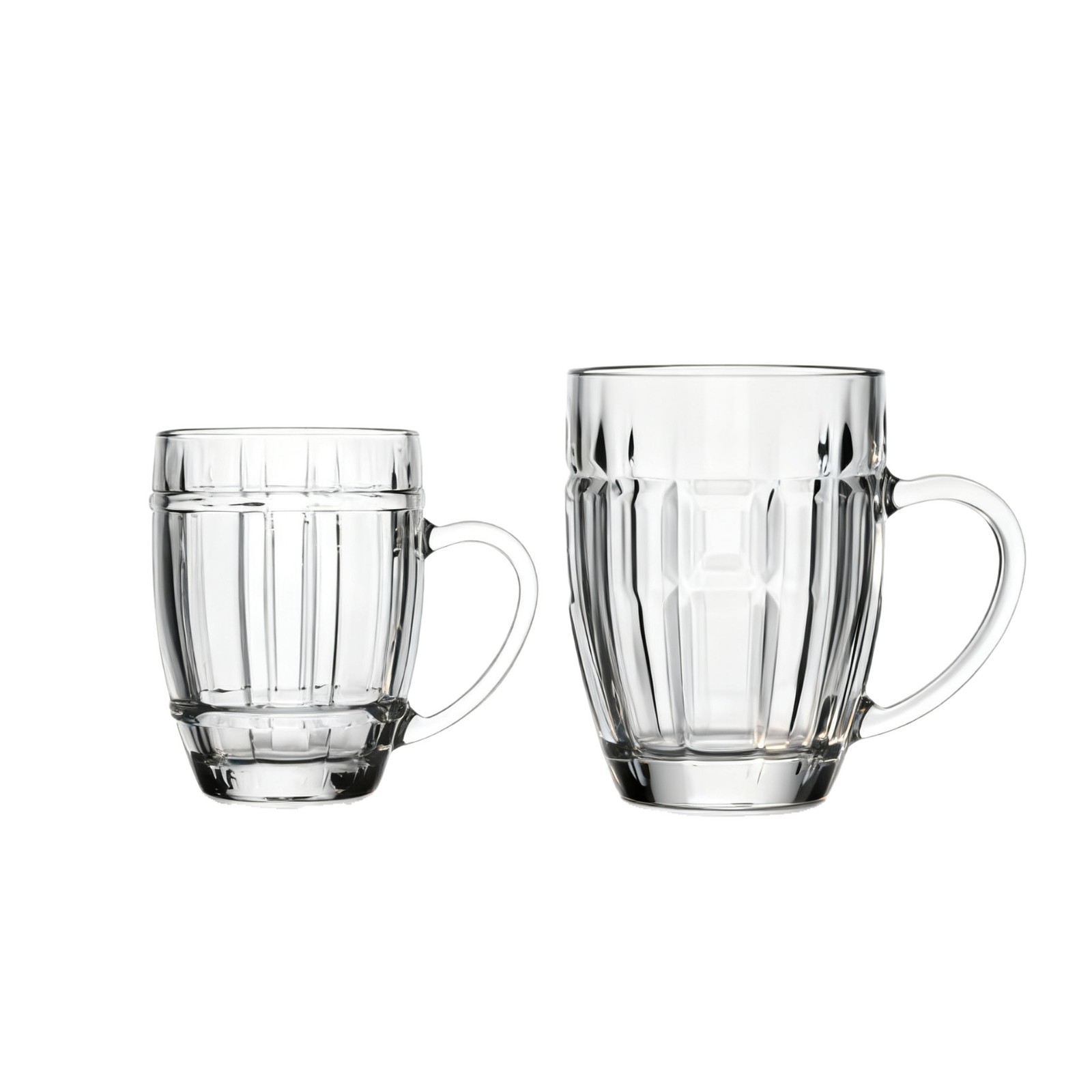 Spot groser con mango de vidrio taza de cerveza de gran capacidad taza de jugo de té impresa logotipo