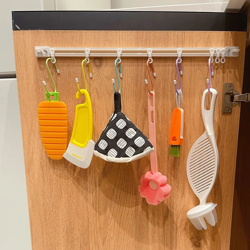 プラスチックコーティングされたカラフルなS字型フック、バルコニー吊り下げ、キッチン、バスルーム、パンチフリー防錆フック、寝室寮のコートフック|undefined