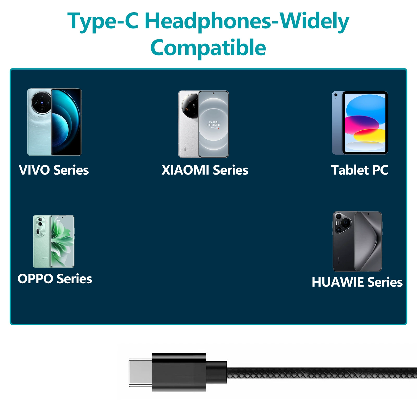 Apple, Huawei, Samsung, совместимый мобильный телефон, наушники, 15Promax, проводное управление