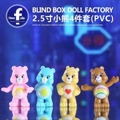 Cross-border cute little bear 8 styles cake stand figure cartoon figurine desk decoration rainbow heart bear wholesale