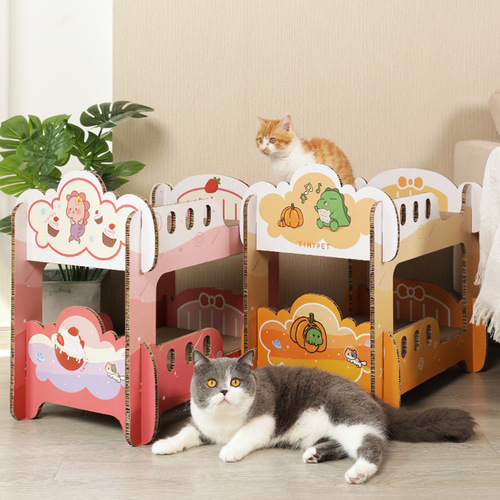 Tinypet second child plan cat scratching board nest double-layer corrugated paper cat toy large cat scratching board cat nest