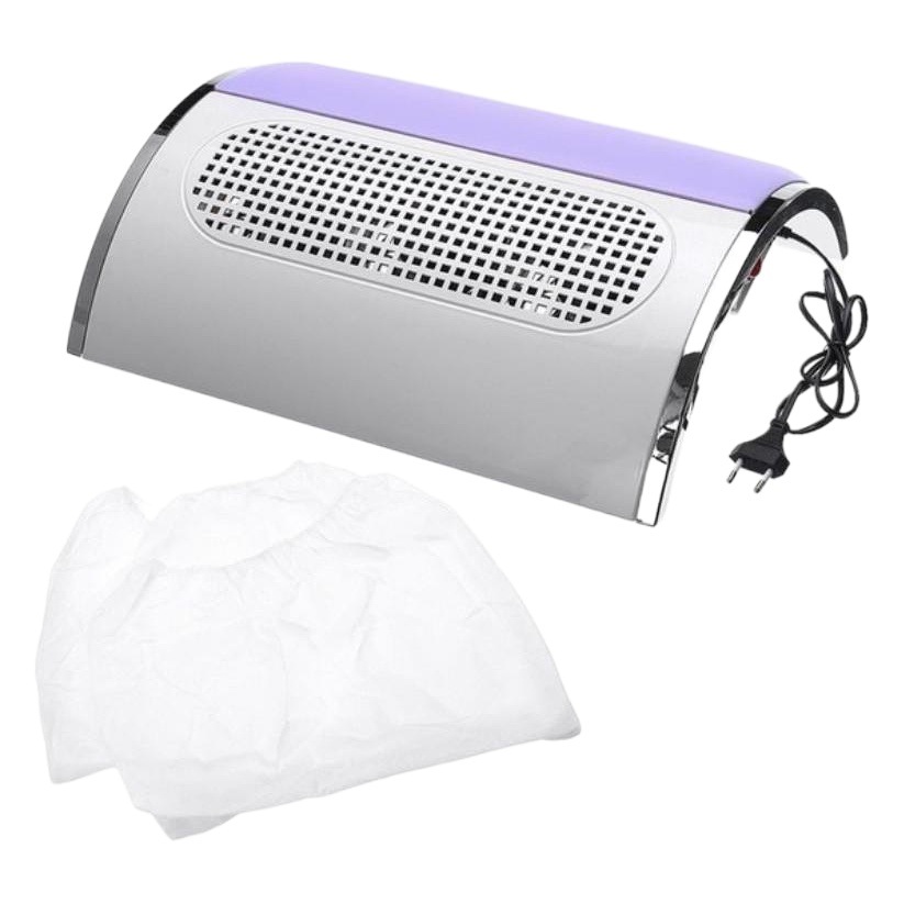 Transfronterizo de tres hojas ventilador de uñas colector de polvo 40W herramientas de uñas aspiradora de escritorio fábrica de polvo de uñas al por mayor