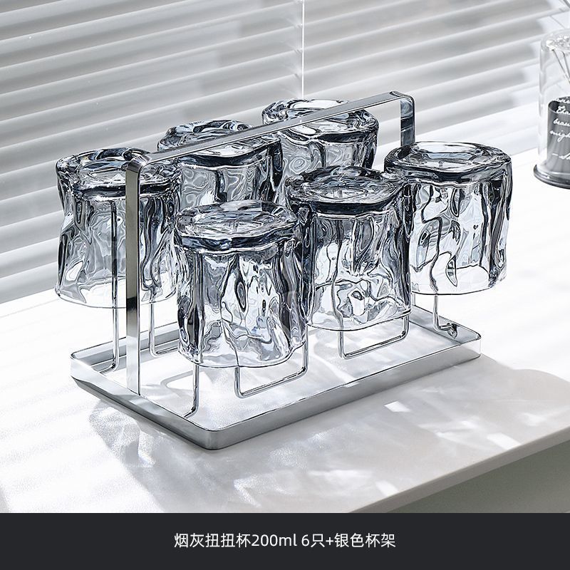 北欧高级玻璃水杯家用水壶整套耐高温喝水茶杯客厅待客杯子套装|undefined