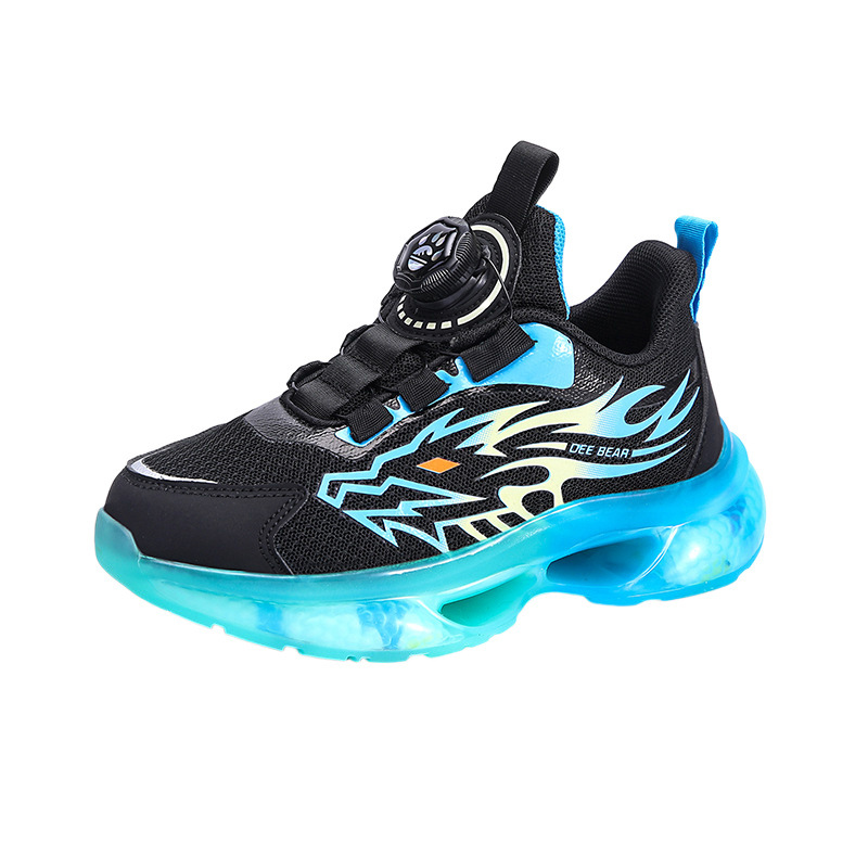 519 zapatos para niños 2024 nuevos zapatos con botones, zapatos deportivos para niños, niños grandes, suela blanda, suela gruesa, antideslizante y transpirable