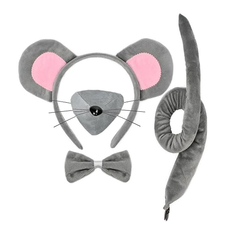 Ratón transfronterizo elefante orejas cabello hebilla de cabeza Halloween Cosplay disfraz de animales en stock Amazon image 39