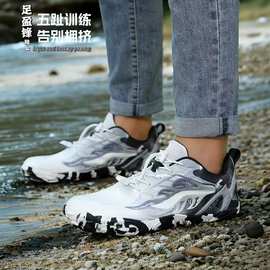 跨境爆款专业五指健身训练鞋男女赤足运动鞋耐磨薄底力量举深蹲鞋