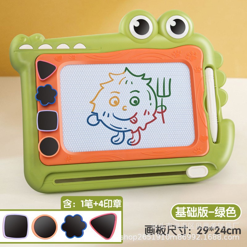Tabla de escritura de cocodrilo verde (caja de comercio electrónico)