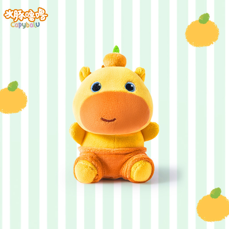 Duolove 共同ブランドの本物のカピバラ ルルぬいぐるみ人形なだめる睡眠人形 Douyin インターネット有名人の装飾品卸売