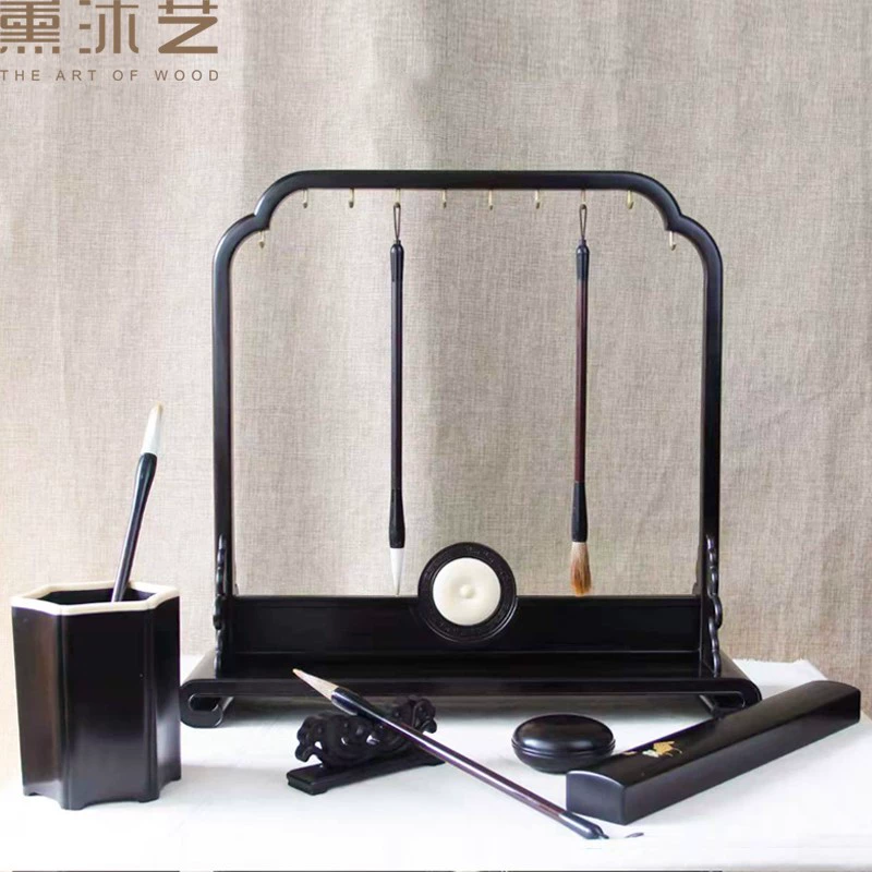 Держатель ручки из красного дерева держатель ручки из массивного дерева