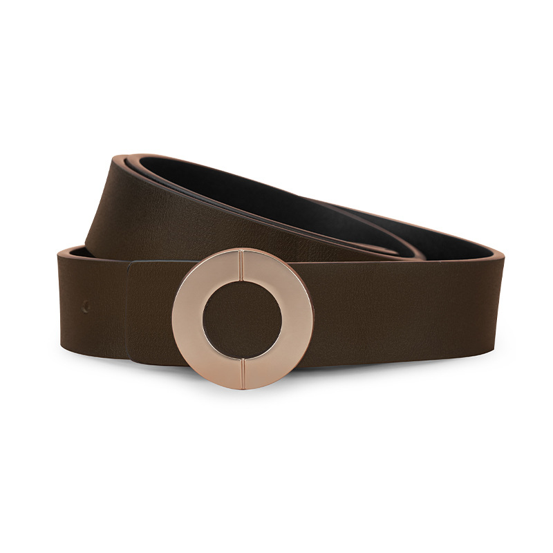 Women's Belt Fashion Thin Belt Versatile Smooth Buckle Skirt Dress Decorative Trouser Belt Available For