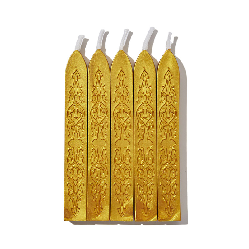 Tira de cera de sello de laca de fuego 42 cinta de plomo tira de cera de sellado sobre sello de regalo con núcleo patrón de flecha de laca de fuego cera de laca de fuego