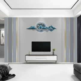 墙纸、壁纸;墙布;壁画