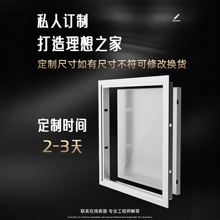 成品铝合金塑料检修口盖板天花空调吊顶下水管维修检查口装饰