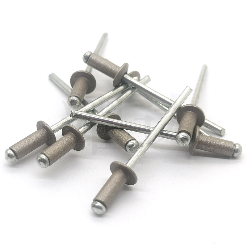 供应开口型钉子沉头抽芯铆钉铁镀锌拉钉3*6/8/10/12铆接螺丝加工