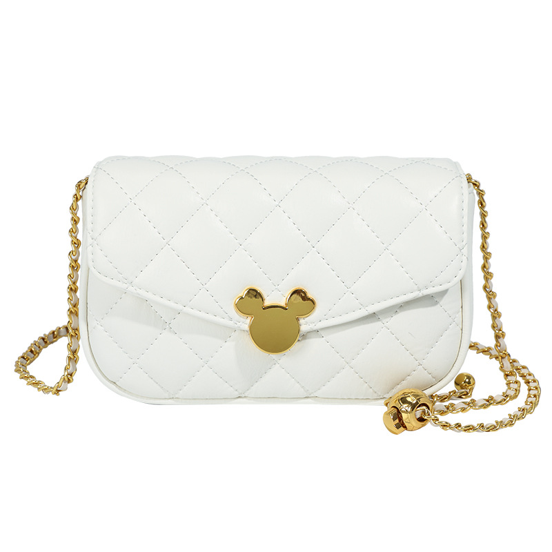 23 Summer Genuine Leather New Mickey Messenger Bag High-end Western Style All-match Diamond Bag Live Supply Spot