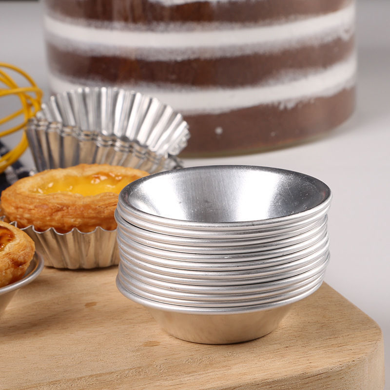 锡纸碗可重复使用铝制无毒钵仔糕菊花盏蒸米糕蛋挞蛋糕模具家用|ru