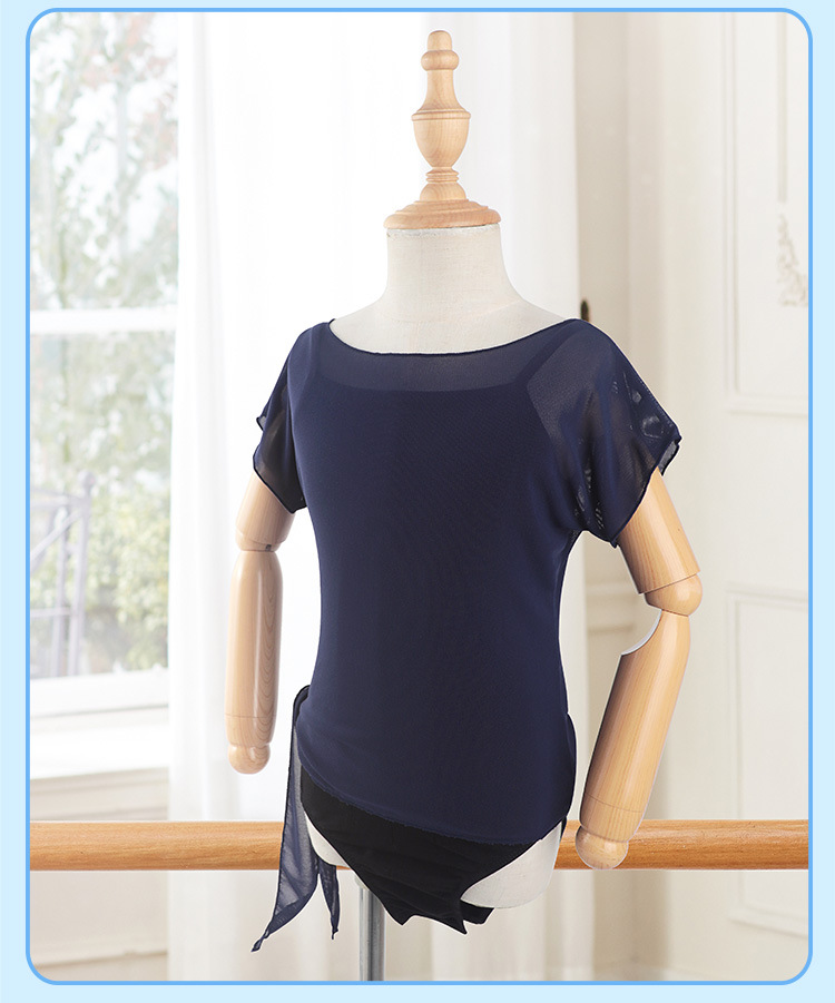 侧边绑带网纱上衣短袖_17.jpg