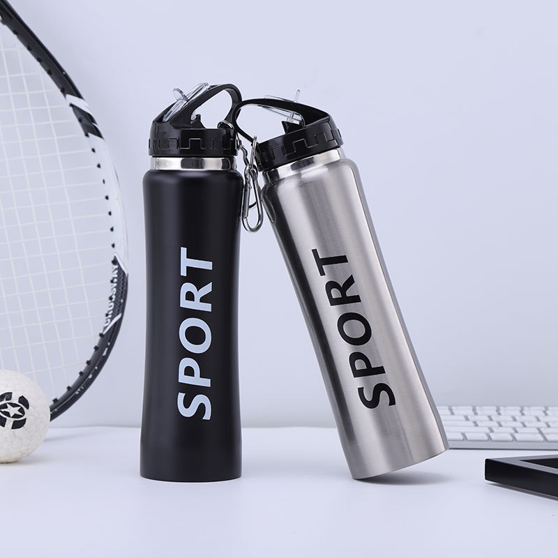 Rechtstreeks geleverd door de fabrikant, outdoor sportfles, geïsoleerde roestvrijstalen beker, draagbaar kliksysteem._voghion.com
