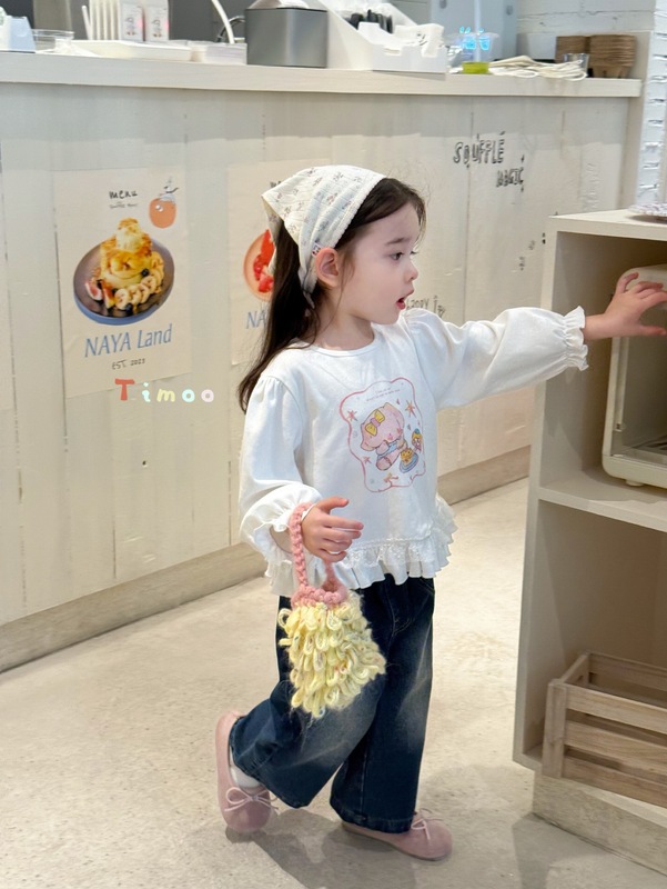 女の子のセーターベストベビーコットンセーター 2025 秋の新スタイル子供のベストトップジャケット女の赤ちゃん|undefined