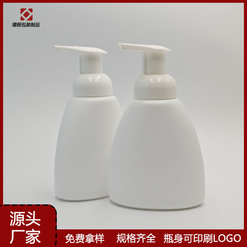 350mlHDPE38牙口按压泵头洗手液洗面奶洗衣液沐浴露泡沫多色瓶子