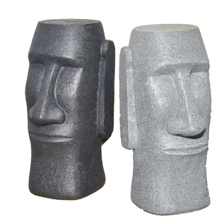 Easter Island Moai MOAI Stone Piggy Bank Stereo Stone Figure Piggy Bank Stone Decoration Study Decoration