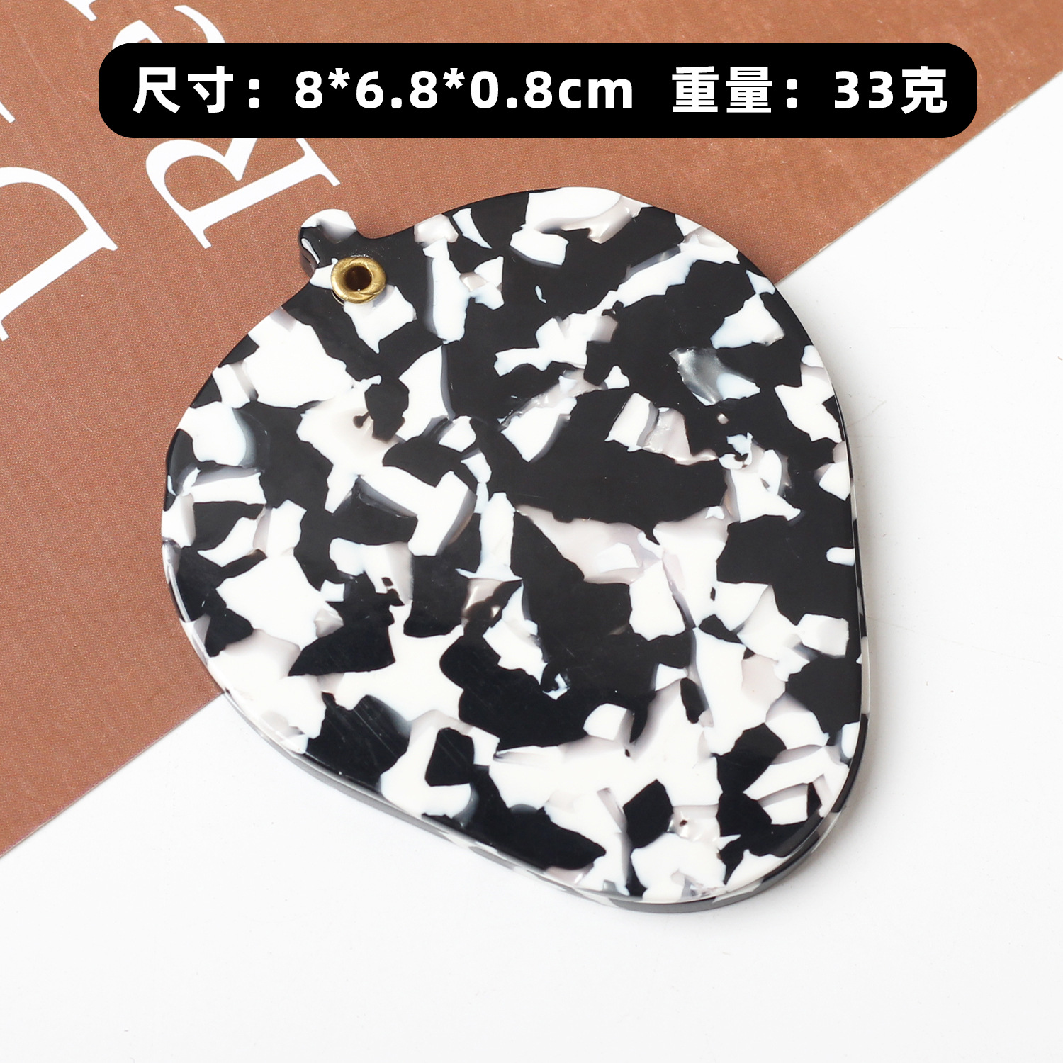 Espejo de hoja de ácido acético Espejo de vidrio Espejo de tocador Espejo de maquillaje Espejo de protección de corazón plegable de almacenamiento de viaje