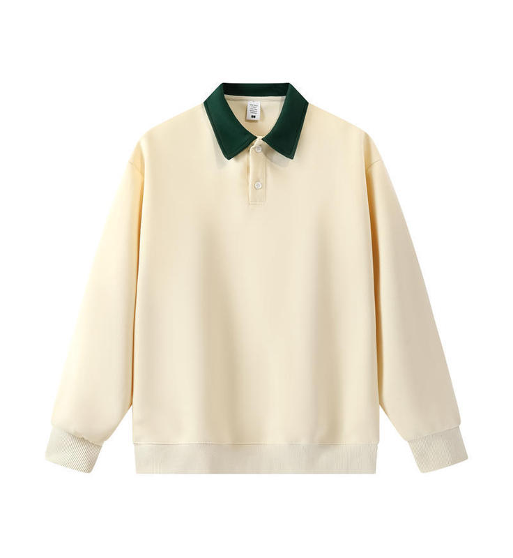 翻领卫衣定制印字logo文化衫学生班服长袖polo幼师工作服培训机构|undefined